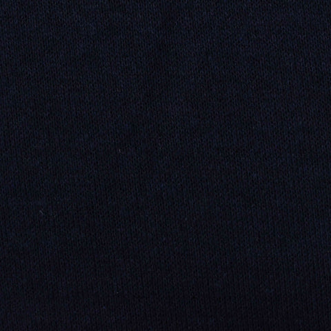 Yarn-Dyed Viscose Polyester Blend Interlock Knit Fabric, 360 gsm, 158 cm — Black