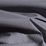 Grey Stripes Poplin, Poly-Cotton — photo 3