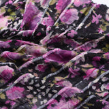Pink Floral Knit, Polyester — photo 3