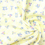 Pink Floral Crepe, Cotton-Poly — photo 3