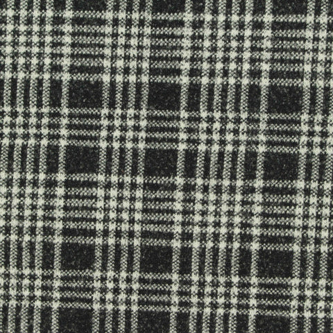 Grey Plaid Jacquard, Polyester, 350 gsm, 165 cm, ref EF-258239