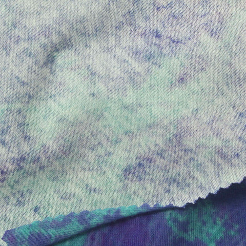 Purple Abstract Jersey Knit, Cotton, 220 gsm
