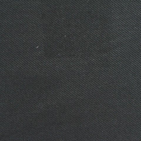 Viscose Nylon Stretch Interlock Knit Fabric, 310 gsm, 160 cm — Black