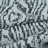 Black Abstract Chunky Knit, Polyester — photo 3