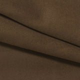 Brushed Polyester Stretch Rib Knit Fabric, 540 gsm, 178 cm — Brown — photo 3