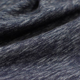 Dark Grey Marl Rib Knit, Cotton — photo 3