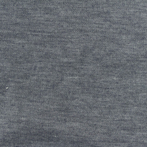 Grey Marl Rib Knit, Polyester, 219 gsm