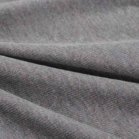 Heather Grey Marl French Terry, Poly-Cotton, 210 gsm, 140 cm
