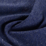 Dark Blue Marl French Terry, Poly-Cotton — photo 3
