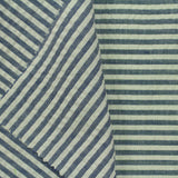 Polyester Cotton Seersucker Fabric, 120 gsm, 145 cm — Blue — photo 3