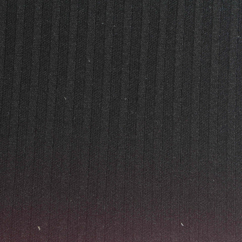 Rib Knit Fabric, 255 gsm — Black