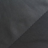 Viscose Polyester Stretch Scuba Knit Fabric, 282 gsm, 174 cm — Black — photo 3