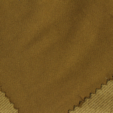 Polyester Stretch Faux Suede Fabric, 245 gsm, 153 cm — Khaki