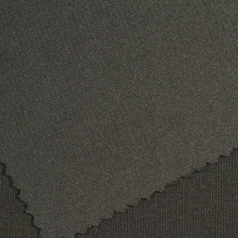 Black Rib Knit, Polyester