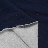 Dark Blue Marl French Terry, Poly-Cotton — photo 3