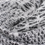 Black Abstract Chunky Knit, Polyester — photo 3