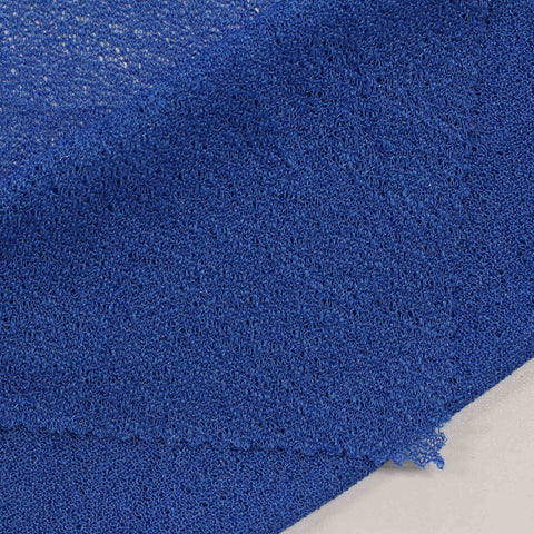 Blue Marl Linen-Look, Poly-Metallic