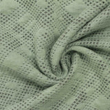 Light Green Diamond Jacquard, Poly-Cotton — photo 3