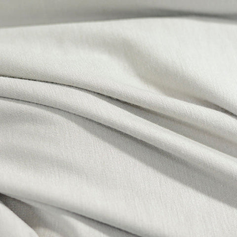 Viscose Stretch Jersey Knit Fabric, 185 gsm, 160 cm — White