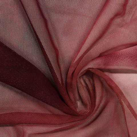 Polyester Stretch Mesh Fabric, 85 gsm — Red