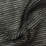 Dark Grey Horizontal-Stripe Chunky Knit, Polyester — photo 3