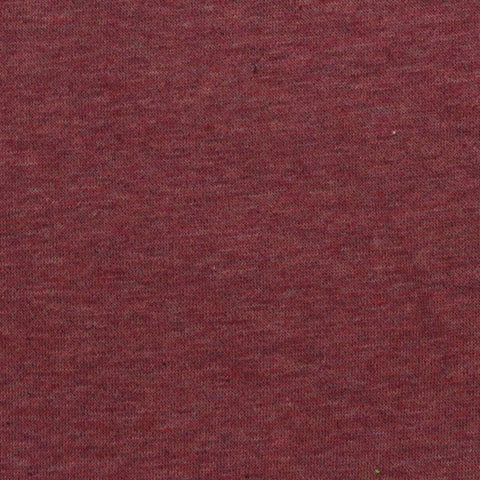 Brown Marl French Terry, Cotton-Poly, 260 gsm