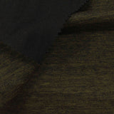 Dark Olive Marl Interlock Knit, Poly-Cotton — photo 3