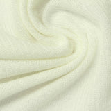 Viscose Polyester Stretch Interlock Knit Fabric, 180 gsm, 150 cm — White — photo 3
