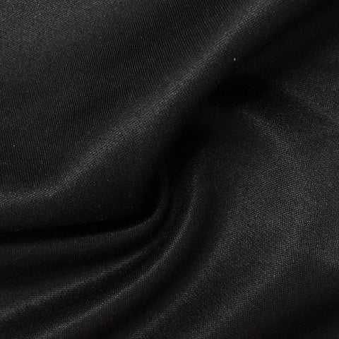 Polyester Stretch Scuba Knit Fabric, 288 gsm, 160 cm — Black