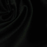Polyester Stretch Satin Fabric, 250 gsm, 155 cm — Black — photo 3