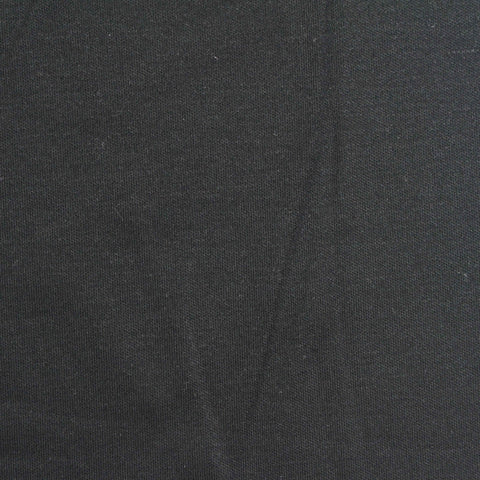 Interlock Knit Fabric, 180 gsm, 165 cm — Black
