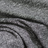 Black Marl Rib Knit, Viscose-Poly — photo 3