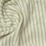 Light Beige Stripe Jersey Knit, Poly-Cotton — photo 3