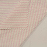 Polyester Cotton Seersucker Fabric, 120 gsm, 145 cm — Beige — photo 3