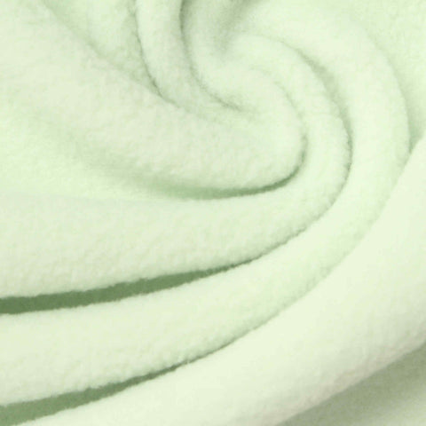 100% Polyester Fleece Fabric, 270 gsm, 155 cm — Green