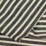 Grey Stripes Chunky Knit, Poly-Viscose — photo 3