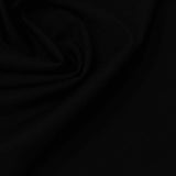 Striped Nylon Stretch Knit Fabric, 160 gsm, 155 cm — Black — photo 3