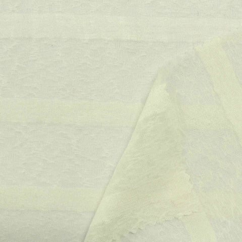 Cream Floral Jersey Knit, Poly-Viscose