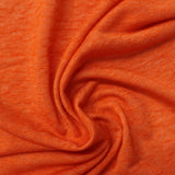 Viscose Polyester Chunky Knit Fabric, 120 gsm, 160 cm — Orange — photo 3