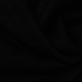 Jacquard Polyester Stretch Knit Fabric, 248 gsm, 150 cm — Black — photo 3