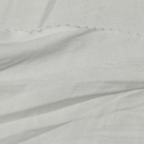 Viscose Stretch Jersey Knit Fabric, 230 gsm — White