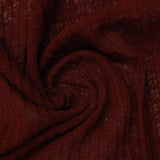 Jacquard 100% Polyester Rib Knit Fabric, 134 gsm — Red — photo 3