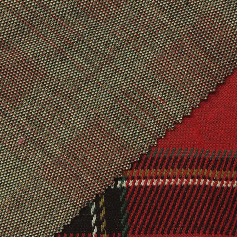 Red Tartan Jacquard