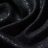 Black Check Jacquard, Polyester — photo 3