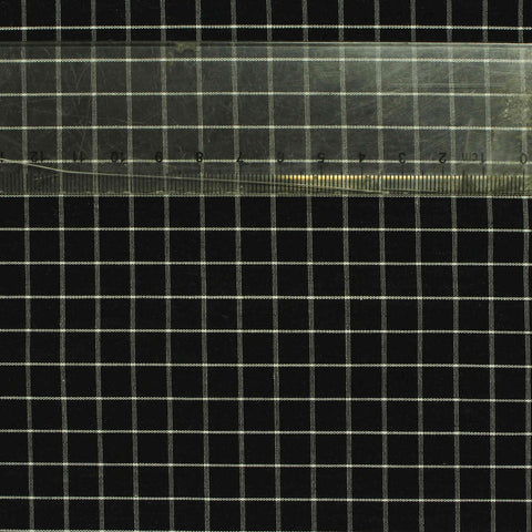 White Grid Poplin, Cotton, 145 cm, ref EF-206470