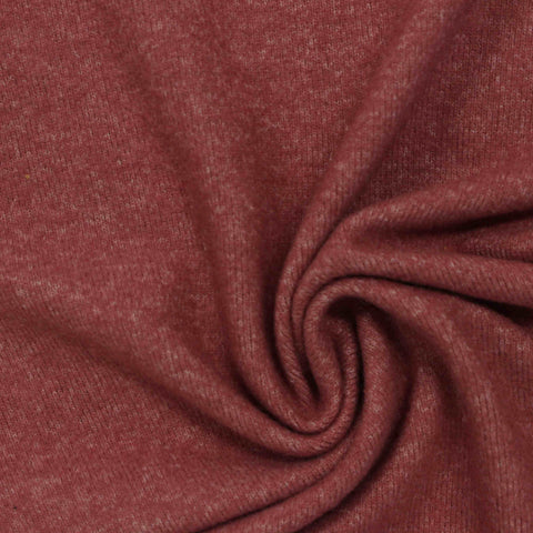 Red Marl Rib Knit