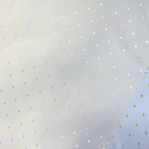 Gold Dots Jacquard, Poly-Viscose