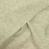 Light Grey Marl Rib Knit, Poly-Cotton — photo 3