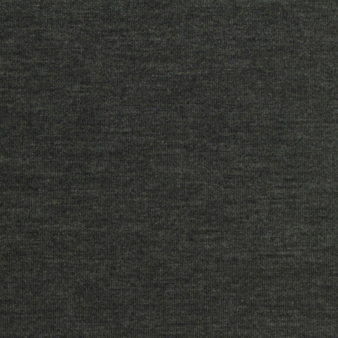 Dark Grey Heathered-Marl Scuba Knit, Poly-Viscose, 400 gsm
