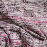 Purple Floral Jacquard, Poly-Cotton — photo 3